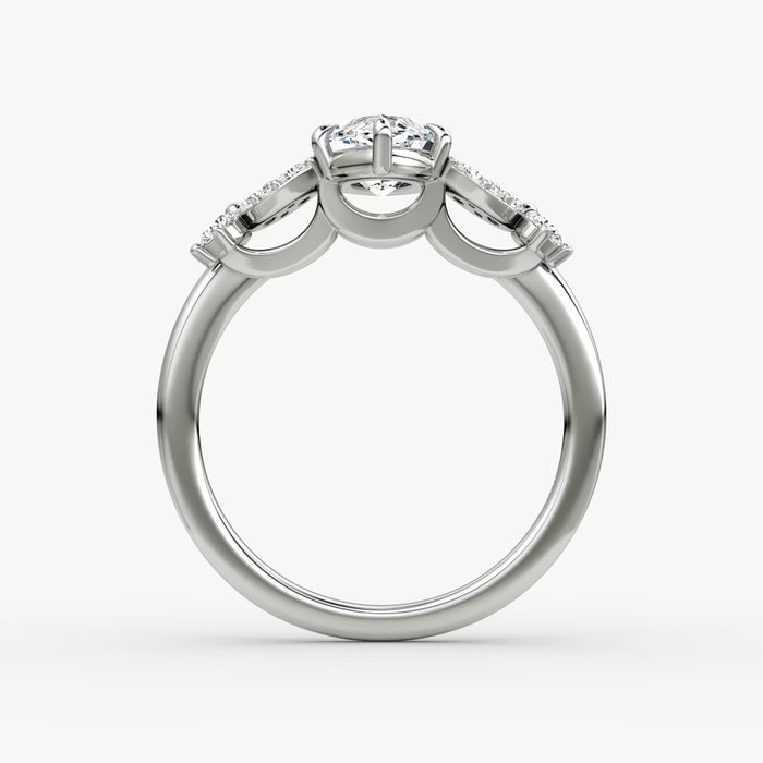 Luxurious Marquise-Cut Diamond Butterfly Ring