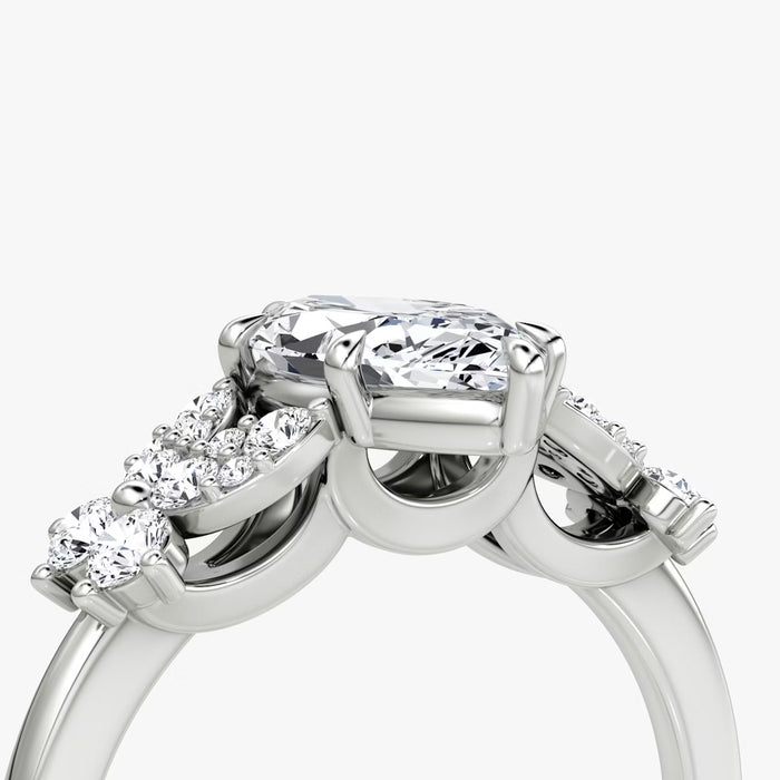 Luxurious Marquise-Cut Diamond Butterfly Ring