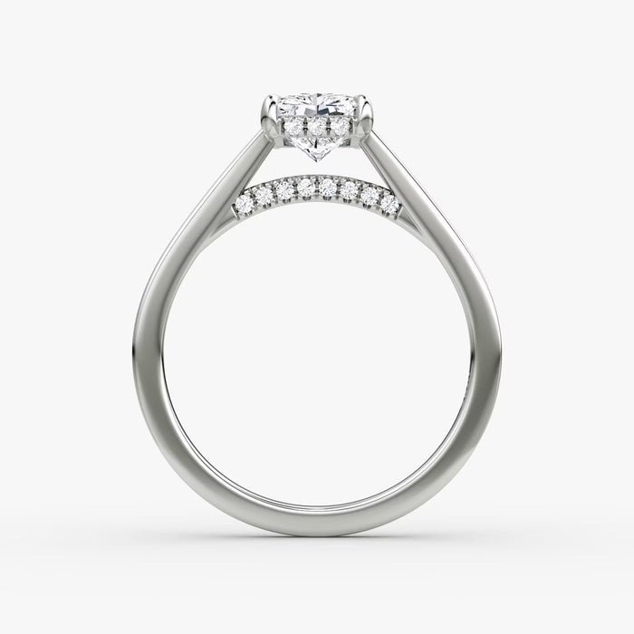 Minimalist Rectangular Diamond Ring