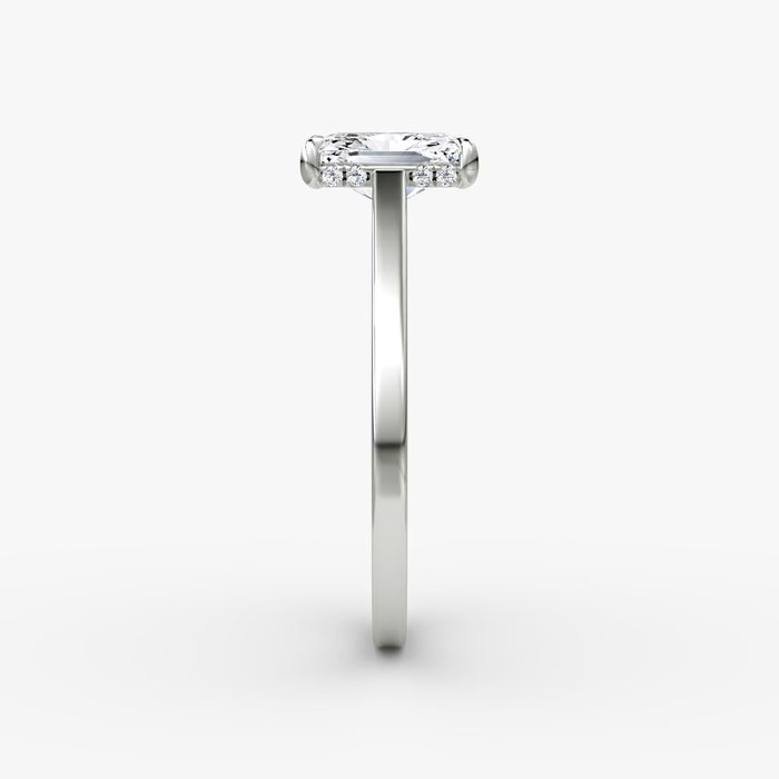 Minimalist Rectangular Diamond Ring
