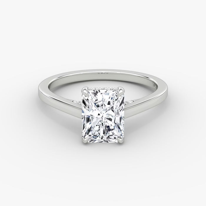 Minimalist Rectangular Diamond Ring