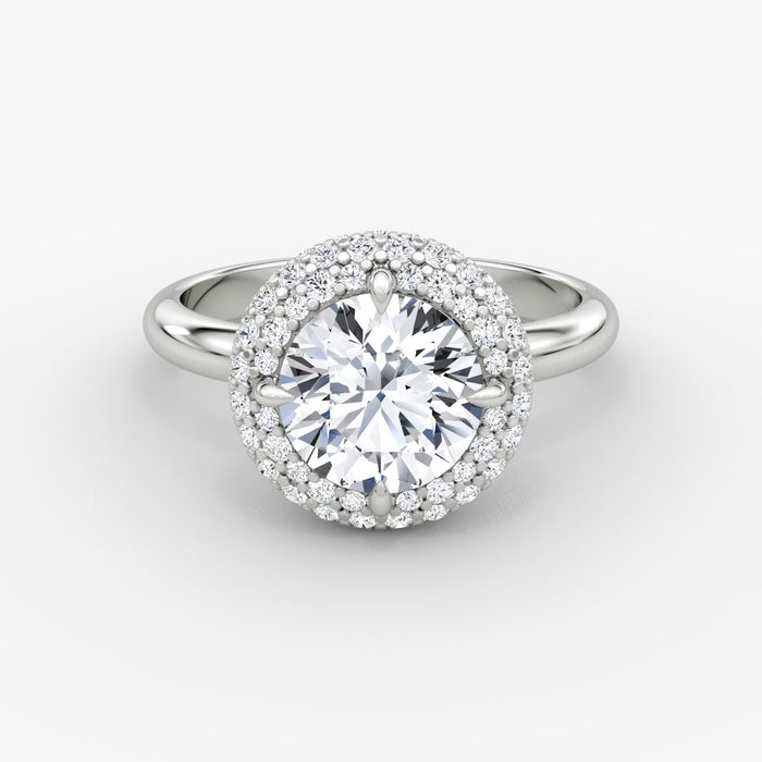 Platinum Setting with Genuine 3.5ct Diamond