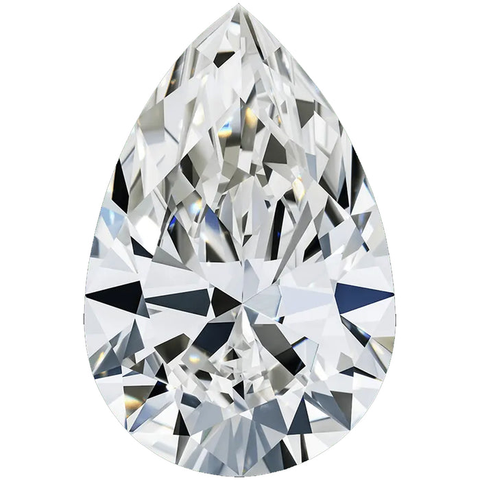 Teardrop-shaped diamond