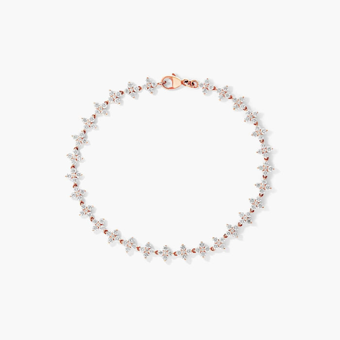 Blossom Tennis Diamond Bracelet