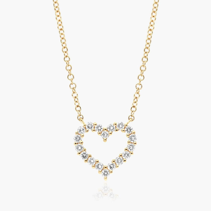 Petite Heart Diamond Necklace