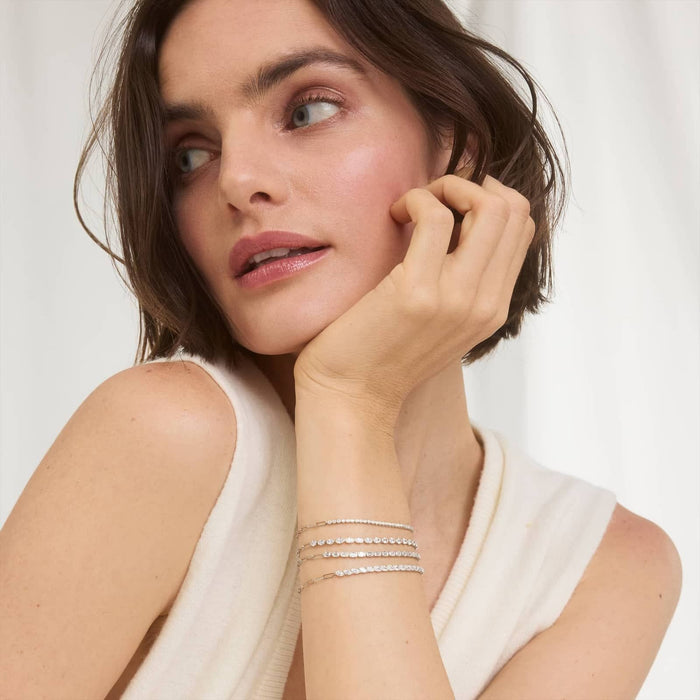 2 CTW Oval Cut Half Tennis Bracelet