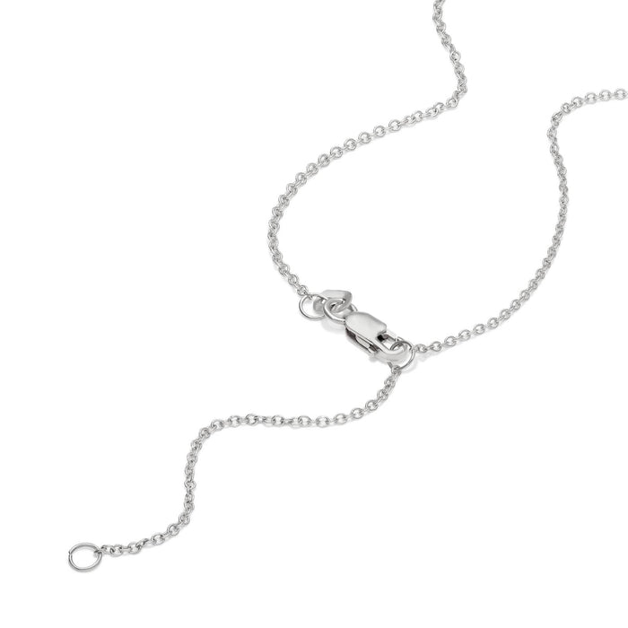 Solitaire Pear Shaped Bezel Necklace