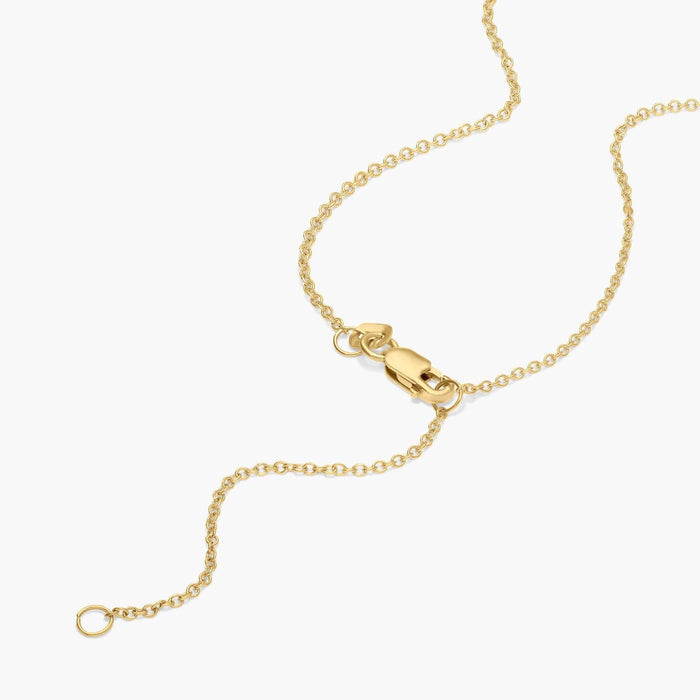Solitaire Pear Shaped Bezel Necklace