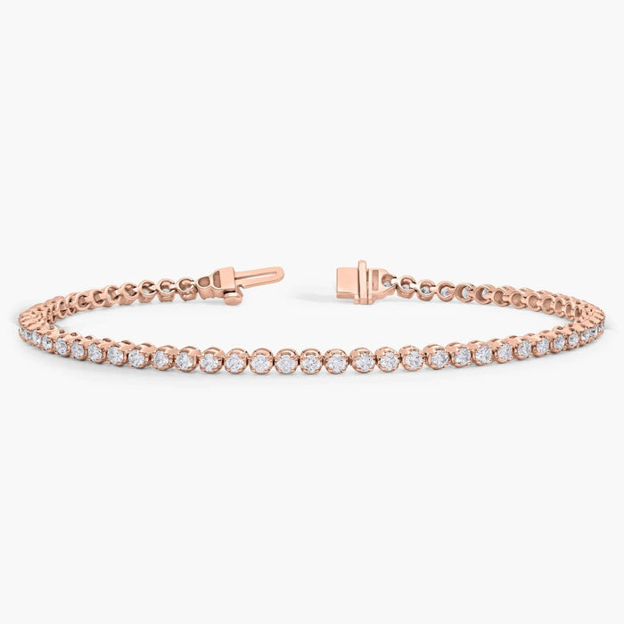 Four Prong Diamond Tennis Bracelet
