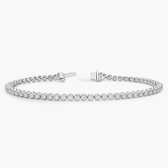 Four Prong Diamond Tennis Bracelet