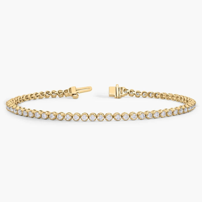 Four Prong Diamond Tennis Bracelet