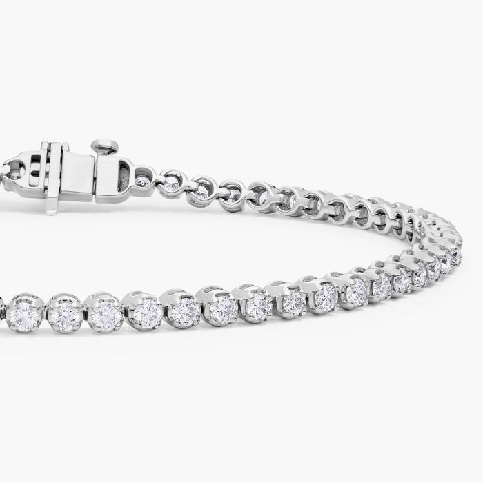 Four Prong Diamond Tennis Bracelet