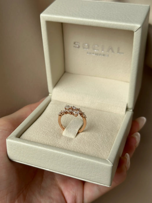 Pear Shaped Diamond Open Band